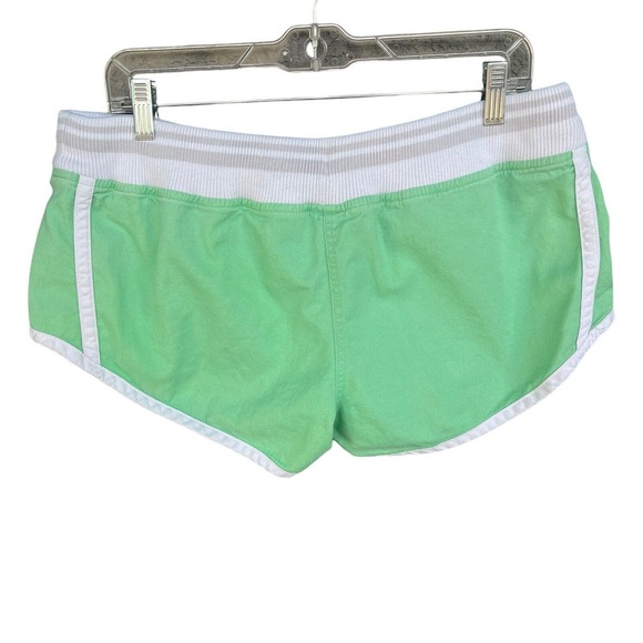 Vintage Nike Shorts Womens Large Gray Tag Drawstring Shorty Shorts Cotton Summer - Picture 2 of 11